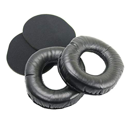 NewFantasia Replacement Earpads Compatible with Audio Technica ATH-M50x, ATH-M40x, M50S, M20x, M30x, ATH-SX1 Headphones Sheepskin Leather Memory Foam Ear Cushions