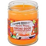 Smoke Odor Exterminator 13 oz Jar Candles Flower Power, (3) Set of Three Candles.
