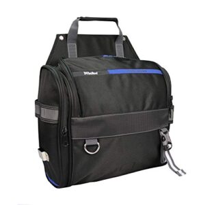 niche tool bag with shoulder strap wide opening tool storage bag large capacity multi-compartment tool carrier tl-6206