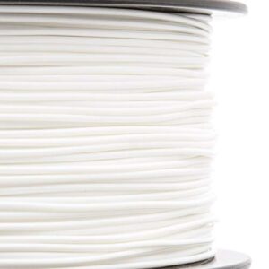 HATCHBOX PA Nylon 3D Printer Filament, Dimensional Accuracy +/- 0.05 mm, 1 kg Spool, 1.75 mm, White