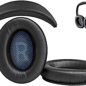 Premium Replacement SoundLink AE2 Ear Pads and SoundLink AE2 Headband pad Cushion Compatible with Bose SoundLink Around-Ear 2 / Bose Soundlink AE2 Headphones (Black)