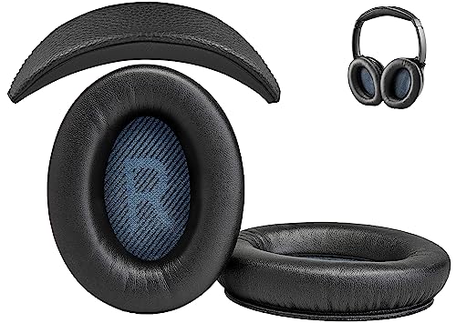 Premium Replacement SoundLink AE2 Ear Pads and SoundLink AE2 Headband pad Cushion Compatible with Bose SoundLink Around-Ear 2 / Bose Soundlink AE2 Headphones (Black)