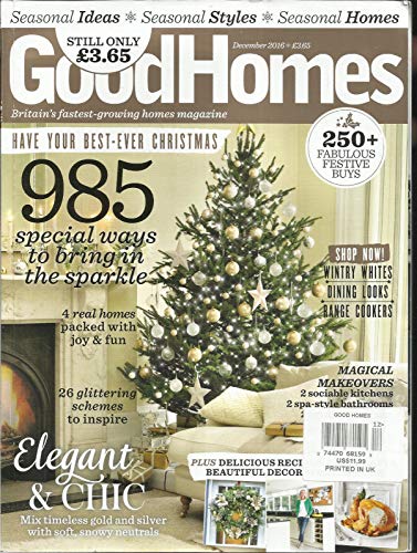 GOOD HOMES MAGAZINE, HAVE YOUR BEST -EVER CHRISTMAS, DECEMBER, 2016 ISSUE, 213