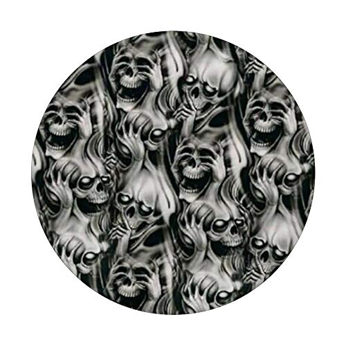 Unique Skull Hear No Evil, See No Evil, Speak No Evil PopSockets PopGrip: Swappable Grip for Phones & Tablets