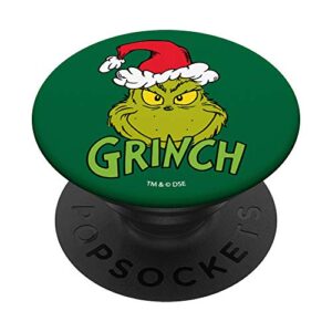 dr. seuss grinch popsockets popgrip: swappable grip for phones & tablets