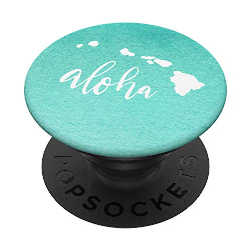 Aloha Hawaiian islands Hawaii PopSockets PopGrip: Swappable Grip for Phones & Tablets