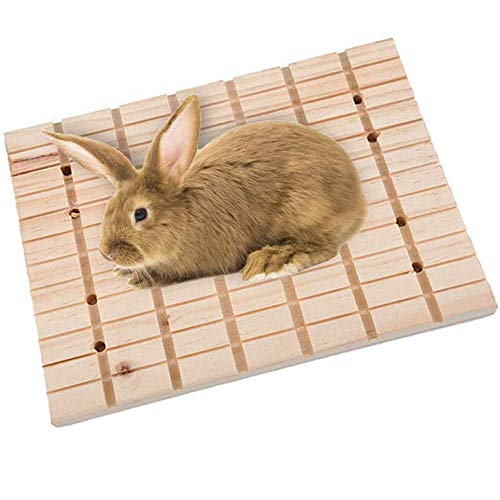 Bunny Toys Rabbit Foot Pad Chinchilla Guinea Pig Scratching Wood Board