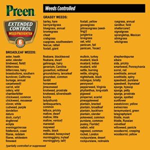 Preen 246422 Extended Control Weed Preventer - 13.75 lb. - Covers 2,245 sq. ft.