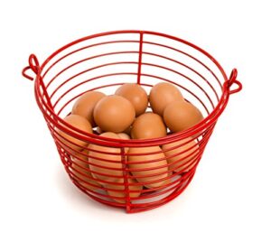 prevue pet products egg basket 8'' diameter, red