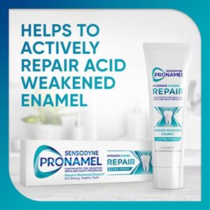 Sensodyne Pronamel Intensive Enamel Repair Toothpaste for Sensitive Teeth, to Reharden and Strengthen Enamel, Extra Fresh - 3.4 Ounces