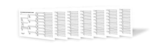 Five Generation Pedigree Charts for Genealogists (7-pack) | Archival-Quality Genealogy Forms for Ancestry