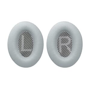 replacement ear-pads cushions for bose quietcomfort-35 (qc-35) and quietcomfort-35 ii (qc-35 ii) over-ear headphones (silver)