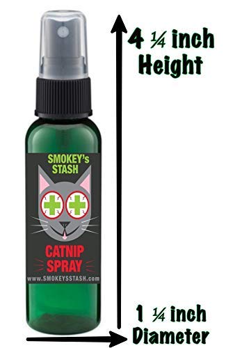 Smokey's Stash Catnip Spray for Cats from 2 Ounce Fresh Premium Maximum Potency nip Treat