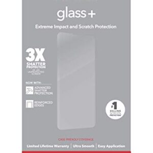 ZAGG InvisibleShield Glass+ Screen Protector – Made for Samsung Galaxy S10e – Extreme Impact & Scratch Protection – Easy to Apply – Seamless Touch Sensitivity