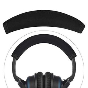 linkidea headband cover, fit for bose quietcomfort qc35, qc25, qc15 headphones replacement headband protector/qc 35, qc 25, qc 15, headband cushion pad repair parts/easy diy installation (black)