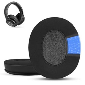 instant-chill replacement earpads for turtle beach stealth 700/600/520, audio technica ath-m50x / m40x/m30x and many other turtle beach headset & ath headphone, cooling gel pads by krone kalpasmos