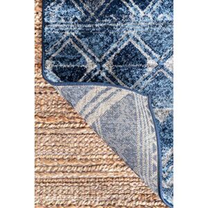 nuLOOM Teresa Moroccan Area Rug, 6' 7" x 9', Navy