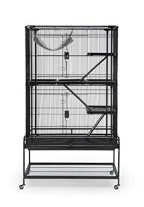 prevue pet products deluxe critter cage 484b, black