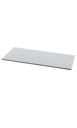 SSWBasics Tempered Glass Shelf - 10" W x 24" L x 3/16" - Set of 2