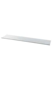 sswbasics tempered glass shelf - 10" w x 48" l x 3/16" - set of 2