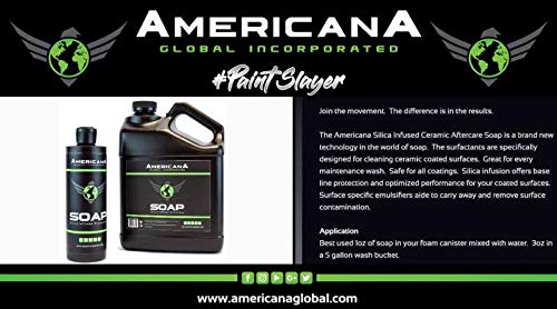 Americana Global Ceramic Aftercare Soap - Infused with Silica SiO2 (Gallon)