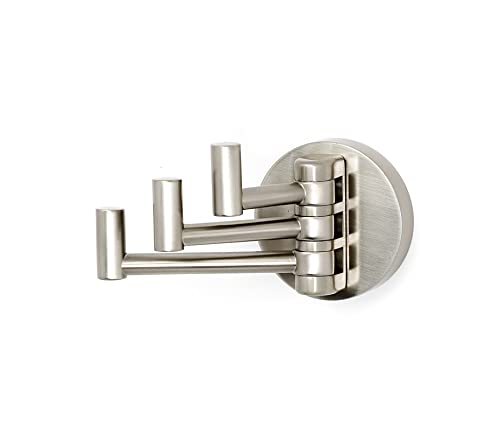 Alno Contemporary I A8385-MB Triple Swivel Robe Hook Matte Black