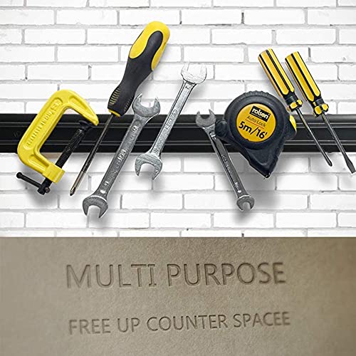 Magnetic Knife Holder for Wall, 15 Inch Knife Magnetic Strip, Space-Saving Magnetic Knife Holder, Strong Powerful Magnetic Knife Strip, Punch-Free Multipurpose Magnetic Knife Rack