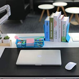 Safety Office Desk Pad Table Pad Blotter Protector Waterproof PU Surface Mouse Writing Mat with Full Lip