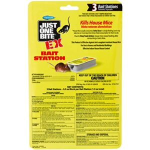 just one bite ex mouse bait station 3pk