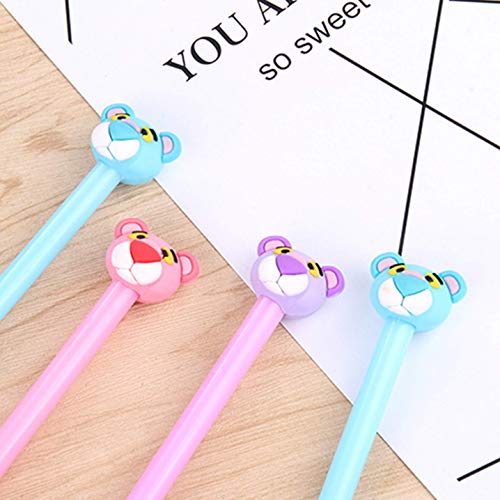 WIN-MARKET Fashion Cute Colorful Kawaii Lovely Colorful Animal Tiger Gel Ball Pens Office School Supply Stationery Pen(8PCS)