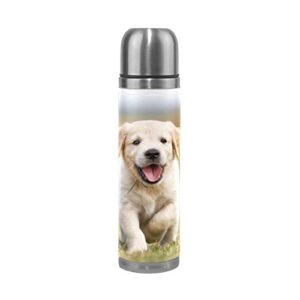 bradola vacuum insulatied water bottle dog thermos cup happy puppy water bottle travel mug for kids