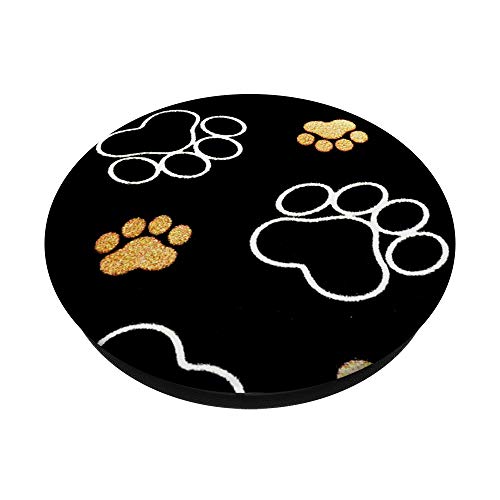 Dog Paws Cellphone Holder for Your Hand Pop Up Phone Knobs PopSockets PopGrip: Swappable Grip for Phones & Tablets