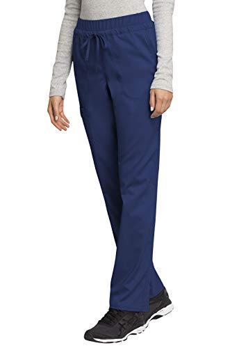 Scrubs for Women Workwear Revolution, Drawstring Cargo Pants Soft Stretch WW105, M, Navy