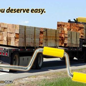 DC Cargo Mall Easy Speedy Hand Roller for Winding Up Winch Straps | 18" Roll Up Bar for Flatbed Trailer Winches