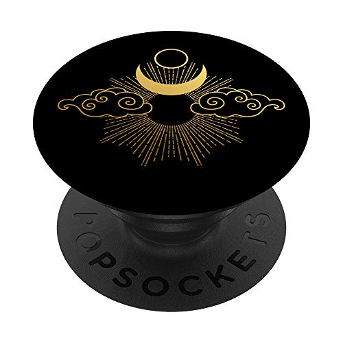 Occult Moon Esoteric Occultism Tarot Card Witchcraft Alchemy PopSockets PopGrip: Swappable Grip for Phones & Tablets