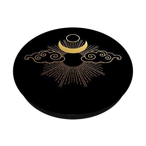 Occult Moon Esoteric Occultism Tarot Card Witchcraft Alchemy PopSockets PopGrip: Swappable Grip for Phones & Tablets