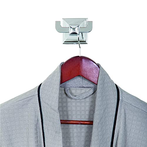 Speakman SA-2306 Rainier Double Robe Hook for Convenient and Stylish Bathroom Décor, Polished Chrome
