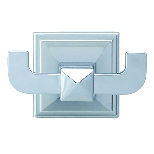 Speakman SA-2306 Rainier Double Robe Hook for Convenient and Stylish Bathroom Décor, Polished Chrome