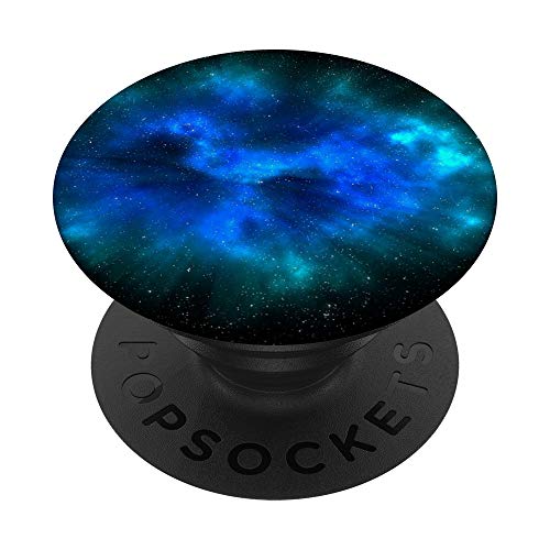 Cool Boys Galaxy Black Blue Nebula Space Stars Designs PopSockets PopGrip: Swappable Grip for Phones & Tablets