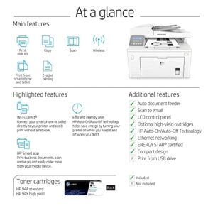 HP Laserjet Pro M148dw All-in-One Wireless Monochrome Laser Printer, Mobile & Auto Two-Sided Printing, Works with Alexa (4PA41A)