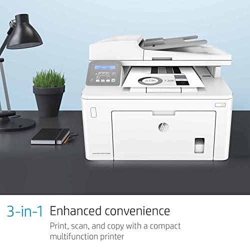 HP Laserjet Pro M148dw All-in-One Wireless Monochrome Laser Printer, Mobile & Auto Two-Sided Printing, Works with Alexa (4PA41A)