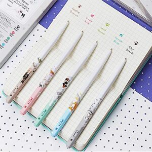 Monami 153 Puppy Ball Pen 0.5mm 1 Set 5 Color