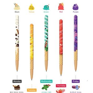 To Present a Sweet Day Monami 153 Ice Cream 5 Ink Colors 5 Body Colors 1 Set