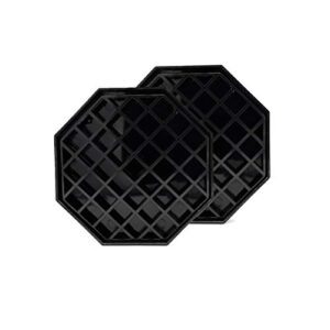 winco dt-45 4 count drip trays, 4.5 by 4.5-inch, (2 pack)