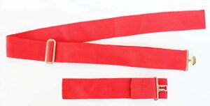 challenger horse blanket replacement adjustable 2" wide nylon belly straps sets red 403bs04b