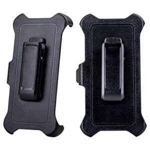 wallskin 2 pack replacement belt clip holster for apple iphone 8, 7, 6s, 6, se 2020 (2nd gen) otterbox defender series case | clip for belt holder (case not included)
