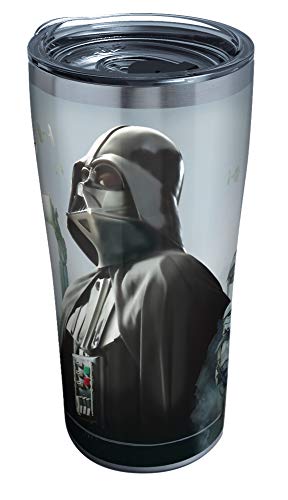 Tervis Triple Walled Star Wars Insulated Tumbler Cup Keeps Drinks Cold & Hot, 20oz - Stainless Steel, Darth Empire