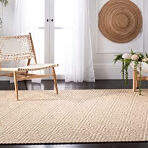 SAFAVIEH Palm Beach Collection Area Rug - 5' x 8', Beige & Beige, Sisal Design, Non-Shedding & Easy Care, Ideal for High Traffic Areas in Living Room, Bedroom (PAB360A)