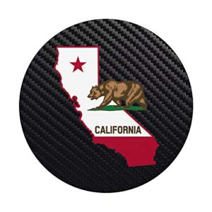 California State Flag Bear PopSockets PopGrip: Swappable Grip for Phones & Tablets