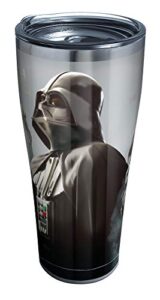 tervis triple walled star wars insulated tumbler cup keeps drinks cold & hot, 30oz - stainless steel, darth empire